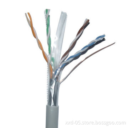 FTP Cat6 LAN Cable to Developing Country, PVC, LSZH, LDPE and Rip Wire Jacket